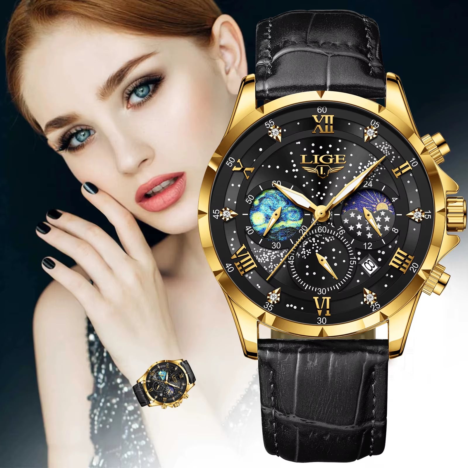 New Fashion Women Wrist Watch Leather Sport Quartz Ladies Watch Waterproof Wild Girlfriends Watch Birthday Gift Reloj Mujer